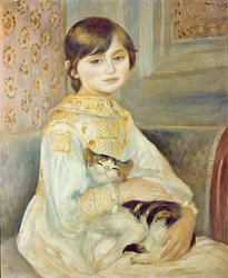 Julie Manet s kočkou, 1887